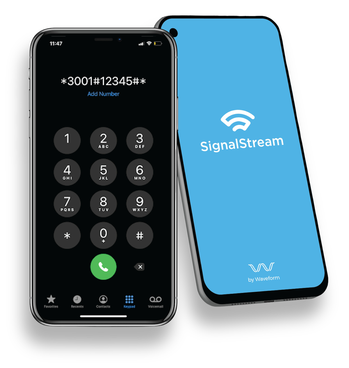 Field Test Mode For iPhones and Android Waveform