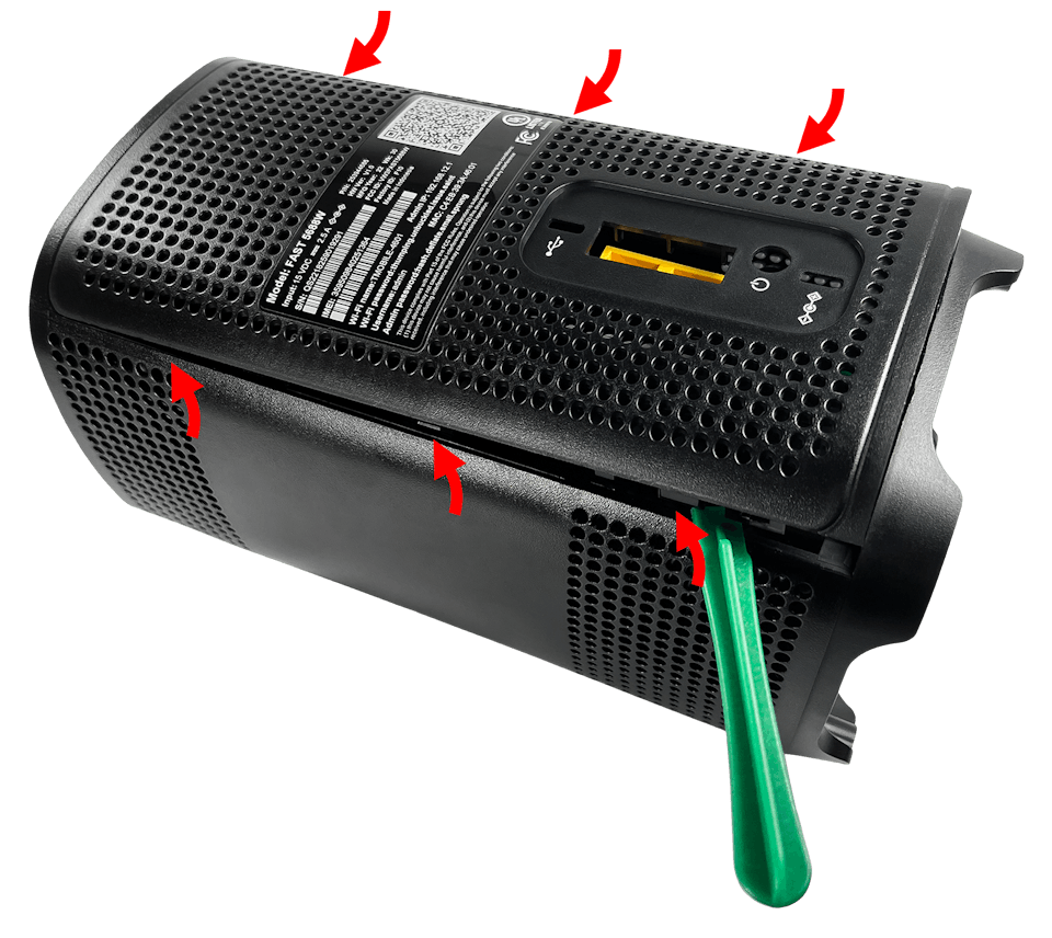 Remove the back plate