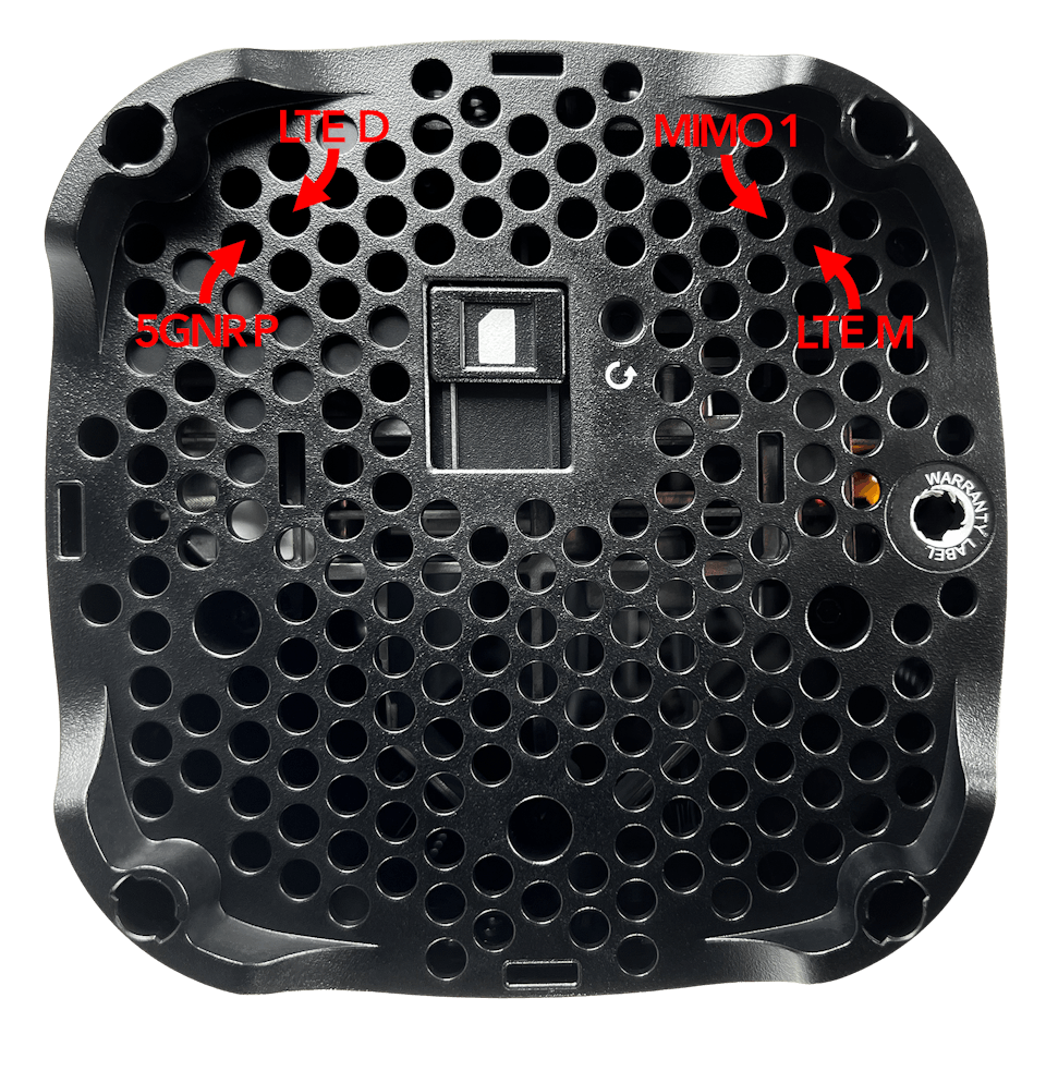 Route your pigtail adapters through the vent ports.